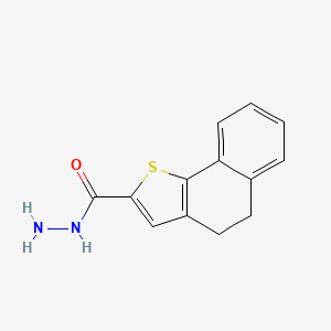 molecular formula C13H12N2OS B2402150 4,5-二氢萘并[1,2-b]噻吩-2-碳酰肼 CAS No. 278782-13-1