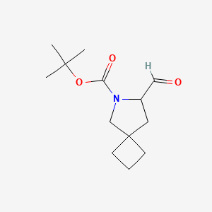 tert-Butyl 7-formyl-6-azaspiro[3.4]octane-6-carboxylate