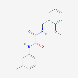 molecular formula C17H18N2O3 B2402185 N1-(2-甲氧苄基)-N2-(间甲苯基)草酰胺 CAS No. 341006-80-2