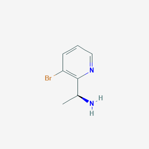 (S)-1-(3-Bromopyridin-2-YL)ethan-1-amine