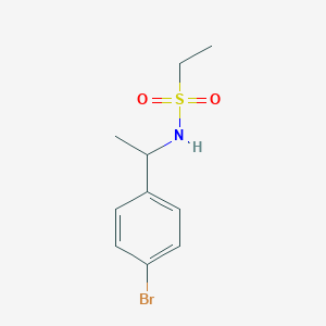 N-[1-(4-bromophenyl)ethyl]ethanesulfonamide