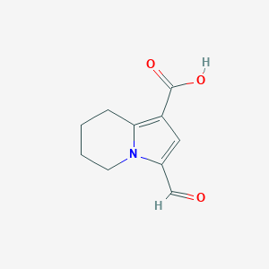 3-Formyl-5,6,7,8-tetrahydroindolizine-1-carboxylic acid