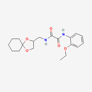 N1-(1,4-dioxaspiro[4.5]decan-2-ylmethyl)-N2-(2-ethoxyphenyl)oxalamide
