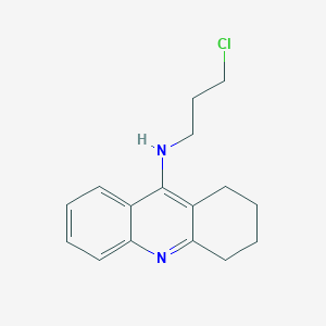 molecular formula C16H19ClN2 B240228 N-(3-chloropropyl)-1,2,3,4-tetrahydroacridin-9-amine 