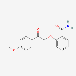 2-[2-(4-Methoxyphenyl)-2-oxoethoxy]benzamide
