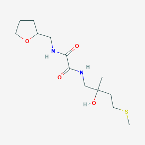 N1-(2-hydroxy-2-methyl-4-(methylthio)butyl)-N2-((tetrahydrofuran-2-yl)methyl)oxalamide