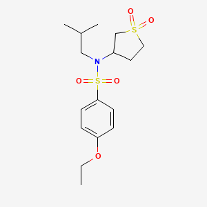 N-(1,1-dioxo-1lambda6-thiolan-3-yl)-4-ethoxy-N-(2-methylpropyl)benzene-1-sulfonamide