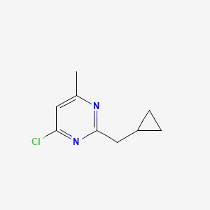 4-Chloro-2-(cyclopropylmethyl)-6-methylpyrimidine