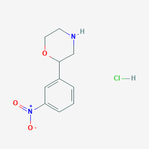 2-(3-Nitrophenyl)morpholine;hydrochloride