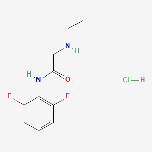N-(2,6-difluorophenyl)-2-(ethylamino)acetamide hydrochloride