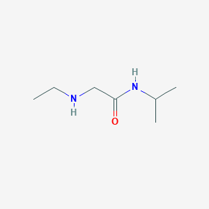 molecular formula C7H16N2O B2402354 2-(ethylamino)-N-(propan-2-yl)acetamide CAS No. 743442-06-0