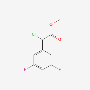 molecular formula C9H7ClF2O2 B2402366 Methyl 2-chloro-2-(3,5-difluorophenyl)acetate CAS No. 1697762-69-8
