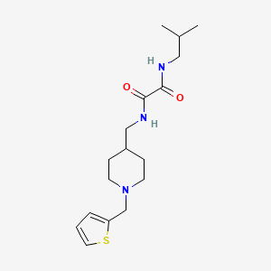 N1-isobutyl-N2-((1-(thiophen-2-ylmethyl)piperidin-4-yl)methyl)oxalamide