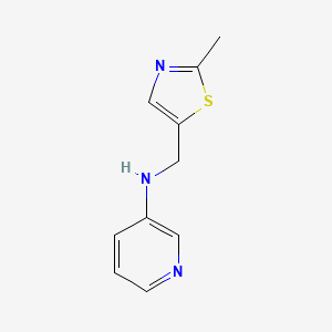 N-[(2-methyl-1,3-thiazol-5-yl)methyl]pyridin-3-amine