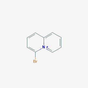 molecular formula C9H7BrN+ B240241 4-Bromoquinolizinium 