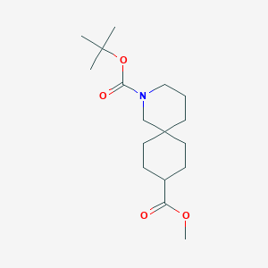 Meso-(6R,9R)-2-Tert-Butyl 9-Methyl 2-Azaspiro[5.5]Undecane-2,9-Dicarboxylate