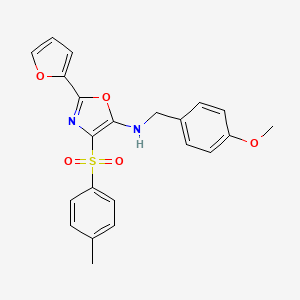 2-(furan-2-yl)-N-(4-methoxybenzyl)-4-[(4-methylphenyl)sulfonyl]-1,3-oxazol-5-amine