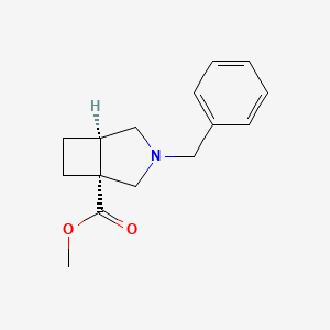 Methyl (1R,5R)-3-benzyl-3-azabicyclo[3.2.0]heptane-1-carboxylate