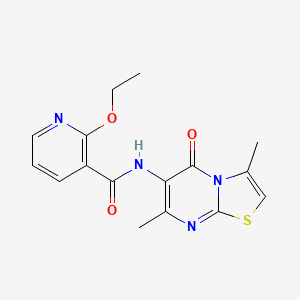 N-(3,7-dimethyl-5-oxo-5H-thiazolo[3,2-a]pyrimidin-6-yl)-2-ethoxynicotinamide