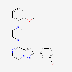 2-(3-Methoxyphenyl)-4-(4-(2-methoxyphenyl)piperazin-1-yl)pyrazolo[1,5-a]pyrazine