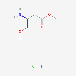 Methyl (3R)-3-amino-4-methoxybutanoate;hydrochloride