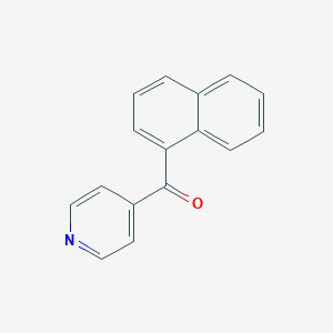 molecular formula C16H11NO B240245 1-Naphthyl(4-pyridinyl)methanone 