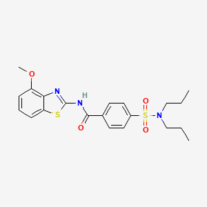 4-(N,N-dipropylsulfamoyl)-N-(4-methoxybenzo[d]thiazol-2-yl)benzamide