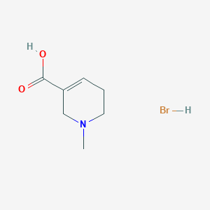molecular formula C7H12BrNO2 B024025 氢溴酸槟榔碱 CAS No. 6013-57-6