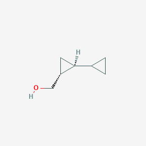 molecular formula C7H12O B2402501 (1S,2R)-1,1'-Bi[cyclopropane]-2-methanol CAS No. 15136-04-6