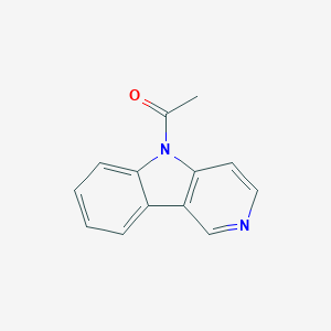 molecular formula C13H10N2O B240251 5-acetyl-5H-pyrido[4,3-b]indole 
