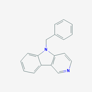 molecular formula C18H14N2 B240252 5-benzyl-5H-pyrido[4,3-b]indole 