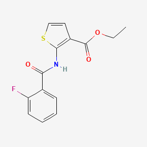 Ethyl 2-(2-fluorobenzamido)thiophene-3-carboxylate
