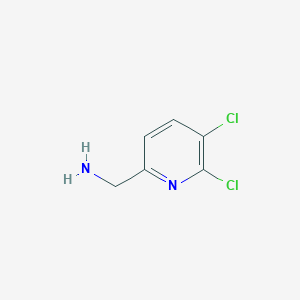 molecular formula C6H6Cl2N2 B2402552 (5,6-Dichloropyridin-2-yl)methanamine CAS No. 1256825-30-5