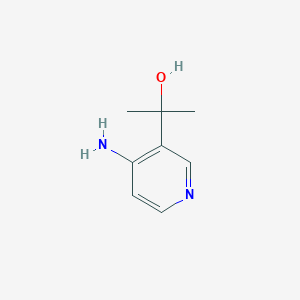 molecular formula C8H12N2O B2402565 2-(4-Aminopyridin-3-yl)propan-2-ol CAS No. 1339013-26-1
