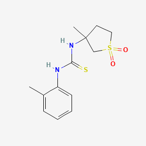 1-(3-Methyl-1,1-dioxidotetrahydrothiophen-3-yl)-3-(o-tolyl)thiourea