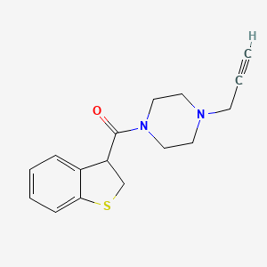2,3-Dihydro-1-benzothiophen-3-yl-(4-prop-2-ynylpiperazin-1-yl)methanone