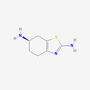molecular formula C7H11N3S B024027 (R)-4,5,6,7-四氢苯并噻唑-2,6-二胺 CAS No. 106092-11-9