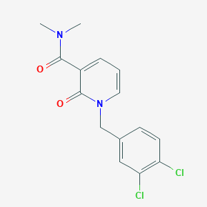 1-(3,4-dichlorobenzyl)-N,N-dimethyl-2-oxo-1,2-dihydro-3-pyridinecarboxamide