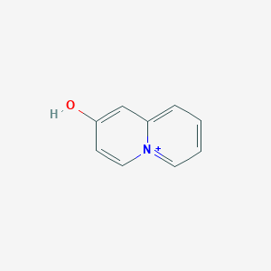 molecular formula C9H8NO+ B240274 2-Hydroxyquinolizinium 