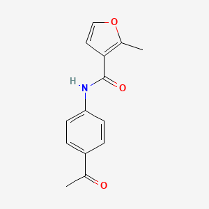 N-(4-acetylphenyl)-2-methylfuran-3-carboxamide