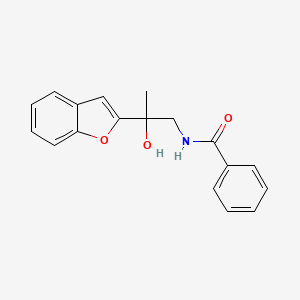N-(2-(benzofuran-2-yl)-2-hydroxypropyl)benzamide