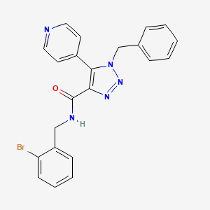 molecular formula C22H18BrN5O B2402823 环[18]碳 CAS No. 1798672-83-9