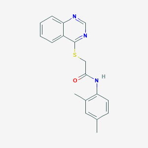 molecular formula C18H17N3OS B2402830 N-(2,4-dimethylphenyl)-2-quinazolin-4-ylsulfanylacetamide CAS No. 721905-90-4