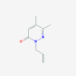 molecular formula C9H12N2O B2402833 5,6-Dimethyl-2-(prop-2-en-1-yl)-2,3-dihydropyridazin-3-one CAS No. 2199674-35-4