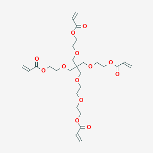 B2402843 2-[2-[3-(2-Prop-2-enoyloxyethoxy)-2,2-bis(2-prop-2-enoyloxyethoxymethyl)propoxy]ethoxy]ethyl prop-2-enoate CAS No. 157187-86-5