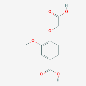molecular formula C10H10O6 B2402853 4-(Carboxymethoxy)-3-methoxybenzoic acid CAS No. 19345-44-9