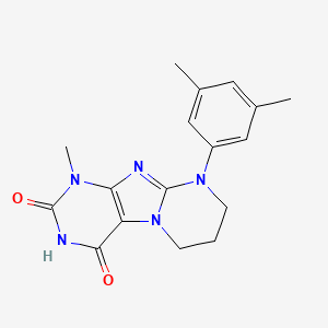 9-(3,5-dimethylphenyl)-1-methyl-7,8-dihydro-6H-purino[7,8-a]pyrimidine-2,4-dione