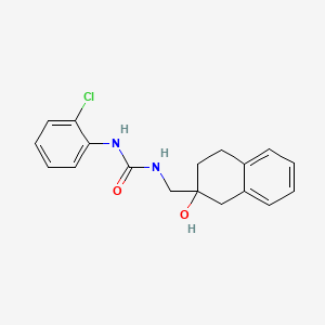 1-(2-Chlorophenyl)-3-((2-hydroxy-1,2,3,4-tetrahydronaphthalen-2-yl)methyl)urea