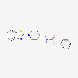 Phenyl ((1-(benzo[d]thiazol-2-yl)piperidin-4-yl)methyl)carbamate