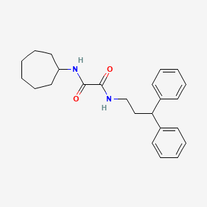 N1-cycloheptyl-N2-(3,3-diphenylpropyl)oxalamide
